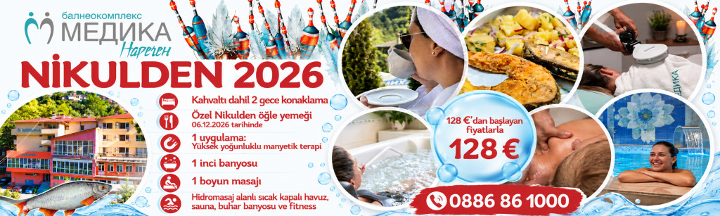 Nikulden 2026 Medika Nareçen | SPA Paketi 128 €’dan